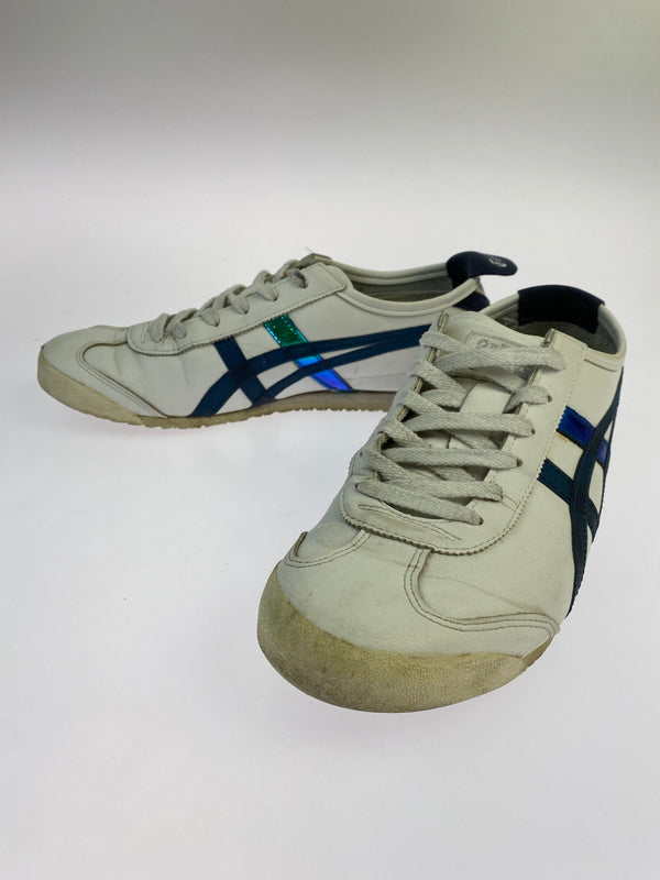 【現状渡し品】【レディース】 オニツカタイガー MEXICO 66 1183B921 メキシコ 66 レディース スニーカー シューズ 靴 166-260820-em-33-min サイズ：24.5cm カラー：ホワイト/マコブルー 万代Net店