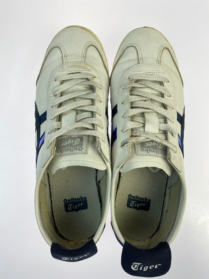 【現状渡し品】【レディース】 オニツカタイガー MEXICO 66 1183B921 メキシコ 66 レディース スニーカー シューズ 靴 166-260820-em-33-min サイズ：24.5cm カラー：ホワイト/マコブルー 万代Net店