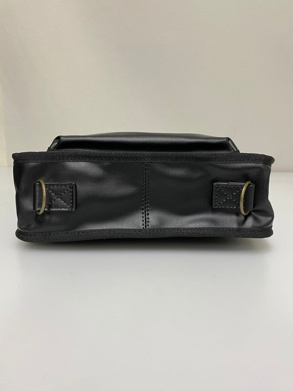 【中古美品】【メンズ/レディース】 KENTO HASHIGUCHI ケント ハシグチ オールデンミニ ショルダーバッグ カバン 鞄 学生カバン風 スクエア型 188-260830-em-17-min カラー：ブラック 万代Net店