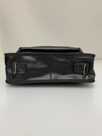 【中古美品】【メンズ/レディース】 KENTO HASHIGUCHI ケント ハシグチ オールデンミニ ショルダーバッグ カバン 鞄 学生カバン風 スクエア型 188-260830-em-17-min カラー：ブラック 万代Net店