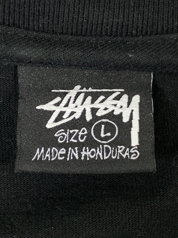 【中古品】【メンズ】 STUSSY ステューシー × GANGSTSRR ギャングスター Tシャツ 半袖 メンズ トップス 142-260820-em-11-min サイズ：L カラー：ブラック 万代Net店