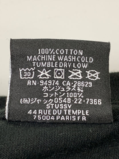 【中古品】【メンズ】 STUSSY ステューシー × GANGSTSRR ギャングスター Tシャツ 半袖 メンズ トップス 142-260820-em-11-min サイズ：L カラー：ブラック 万代Net店