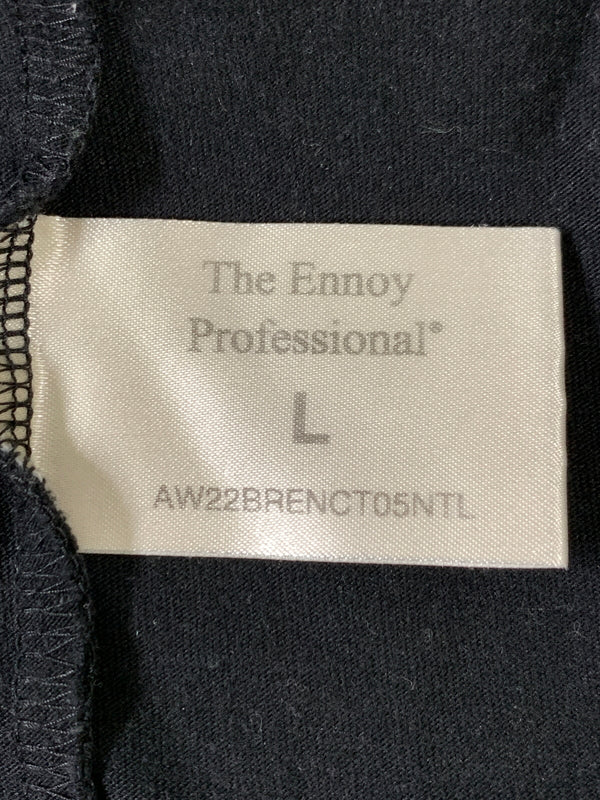 【中古品】【メンズ】 ENNOY エンノイ 22AW 2PACK L/S TEE AW22BRENCT05NTL ロングスリーブ メンズ 長袖 Tシャツ トップス 140-260820-em-18-min サイズ：L カラー：ブラック 万代Net店