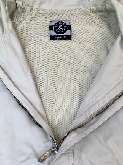 【中古品】【メンズ】 AGNES B. SPORT アニエスベー スポーツ アノラックジャケット 上着 ライト アウター 141-260822-hu-28-min サイズ：M カラー：ホワイト 万代Net店