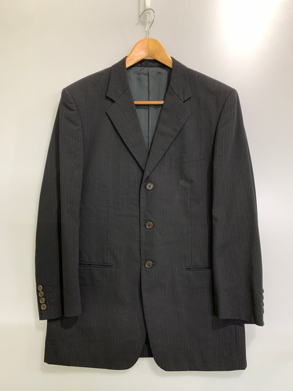 【中古品】【メンズ】 PAUL SMITH ポール・スミス 3ピース スーツ ジャケット ベスト スラックス セットアップ メンズ 141-260820-em-06-min サイズ：L カラー：ブラック 万代Net店