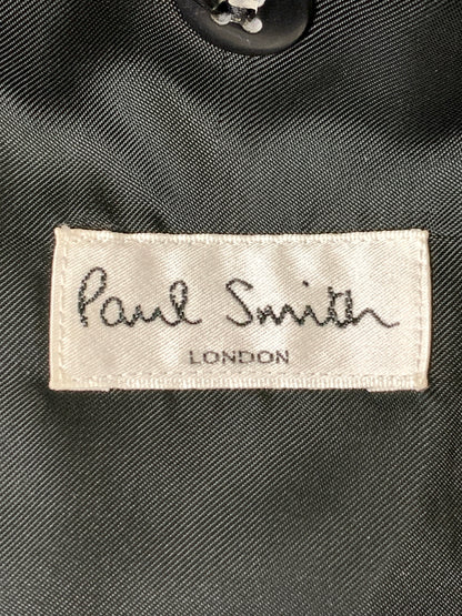 【中古品】【メンズ】 PAUL SMITH ポール・スミス 3ピース スーツ ジャケット ベスト スラックス セットアップ メンズ 141-260820-em-06-min サイズ：L カラー：ブラック 万代Net店