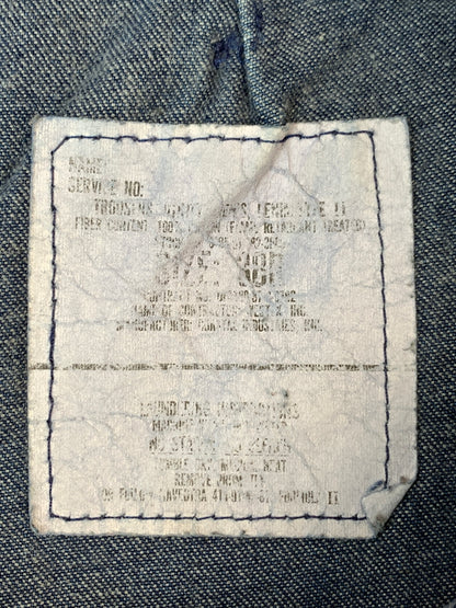 【中古品】【メンズ】 U.S.NAVY ユーエス ネイビー デニムセーラーパンツ ジーパン ボトムス 157-260822-hu-29-min サイズ：印字かすれのため不明 カラー：インディゴ 万代Net店