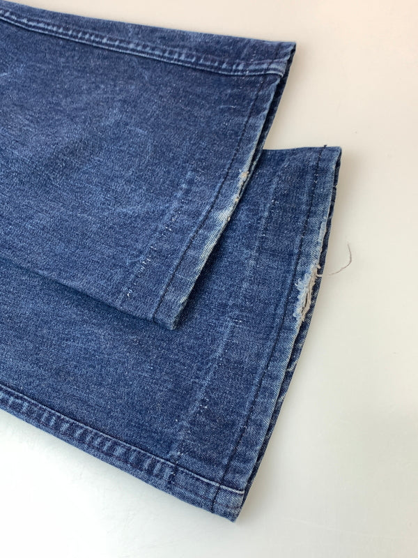 【中古品】【メンズ】 U.S.NAVY ユーエス ネイビー デニムセーラーパンツ ジーパン ボトムス 157-260822-hu-29-min サイズ：印字かすれのため不明 カラー：インディゴ 万代Net店