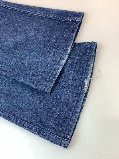 【中古品】【メンズ】 U.S.NAVY ユーエス ネイビー デニムセーラーパンツ ジーパン ボトムス 157-260822-hu-29-min サイズ：印字かすれのため不明 カラー：インディゴ 万代Net店