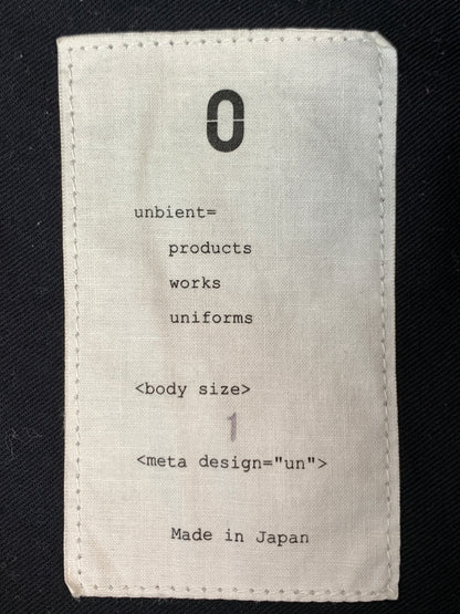 【中古品】【メンズ】 UN UNBIENT アン アンビエント 2TUCK TROUSERS ツータック トラウザーズ パンツ ボトムス 151-260822-hu-30-min サイズ：1 カラー：ネイビー 万代Net店
