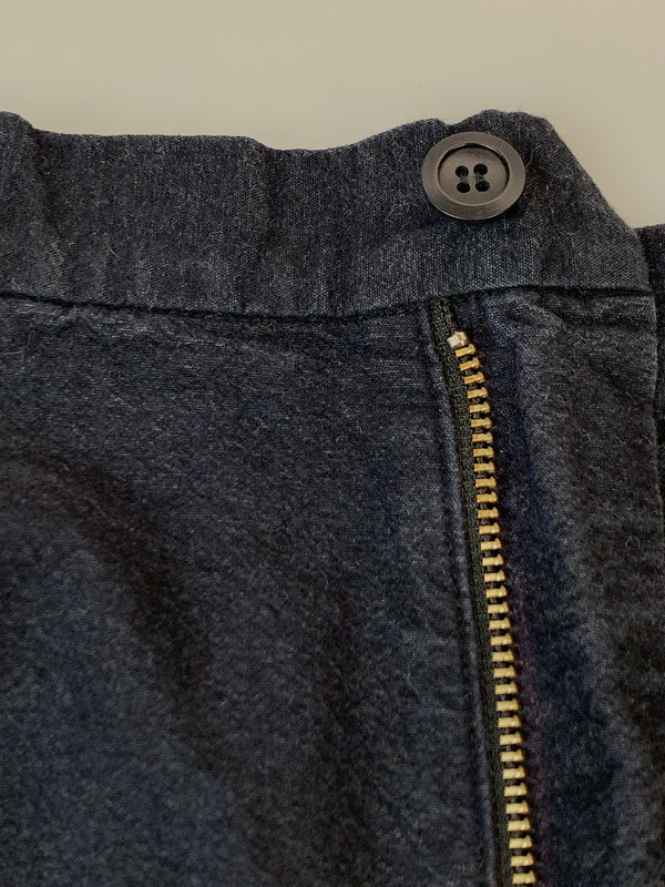 【中古品】【メンズ】 UN UNBIENT アン アンビエント 2TUCK TROUSERS ツータック トラウザーズ パンツ ボトムス 151-260822-hu-30-min サイズ：1 カラー：ネイビー 万代Net店