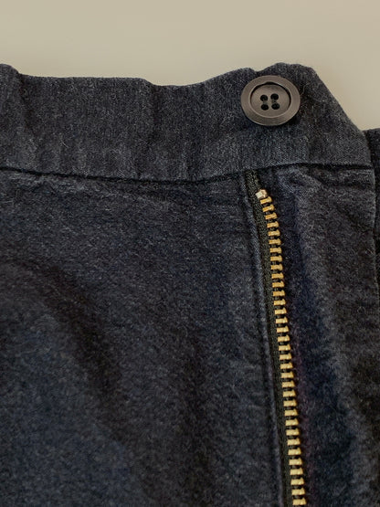 【中古品】【メンズ】 UN UNBIENT アン アンビエント 2TUCK TROUSERS ツータック トラウザーズ パンツ ボトムス 151-260822-hu-30-min サイズ：1 カラー：ネイビー 万代Net店