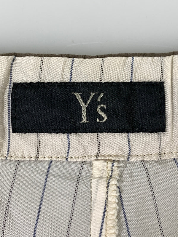【中古品】【メンズ】 Y'S ワイズ イージーパンツ YD-P03-003 メンズ ボトムス ヨウジヤマモト ワイドシルエット 151-260820-em-02-min サイズ：1 カラー：カーキ 万代Net店