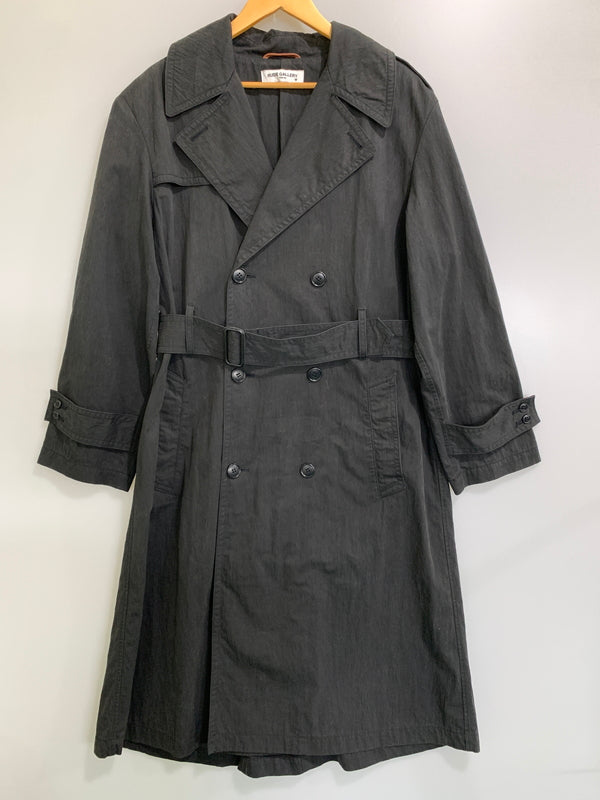 【中古品】【メンズ】 RUDE GALLERY ルードギャラリー TRENCH COAT トレンチ コート 上着 アウター 142-260829-hu-13-min サイズ：3 カラー：ブラック 万代Net店