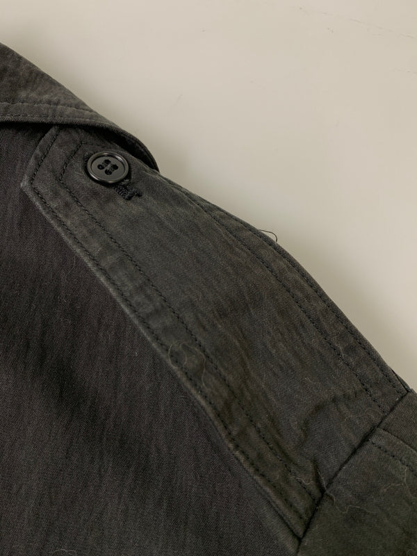 【中古品】【メンズ】 RUDE GALLERY ルードギャラリー TRENCH COAT トレンチ コート 上着 アウター 142-260829-hu-13-min サイズ：3 カラー：ブラック 万代Net店