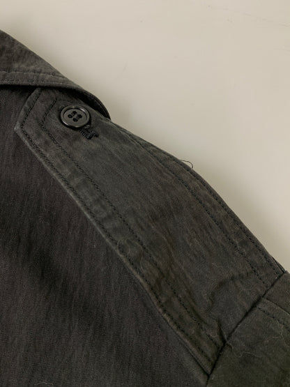 【中古品】【メンズ】 RUDE GALLERY ルードギャラリー TRENCH COAT トレンチ コート 上着 アウター 142-260829-hu-13-min サイズ：3 カラー：ブラック 万代Net店