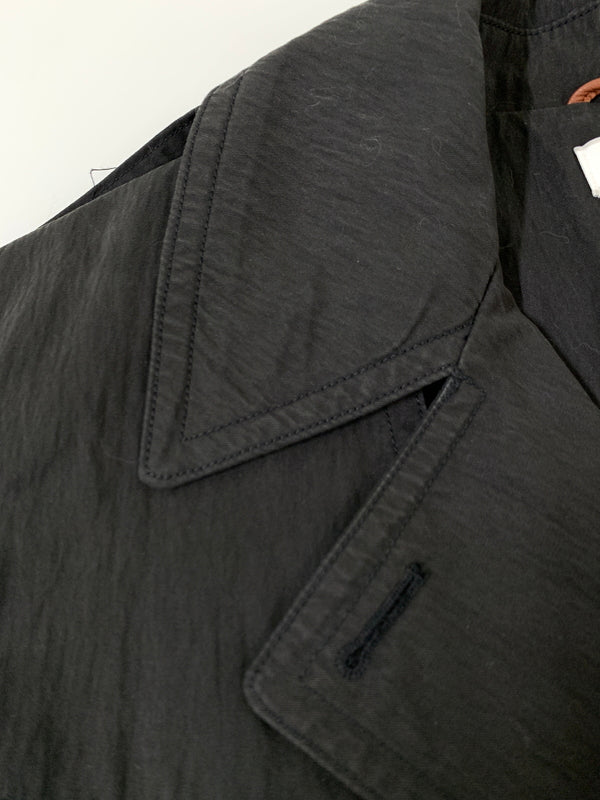 【中古品】【メンズ】 RUDE GALLERY ルードギャラリー TRENCH COAT トレンチ コート 上着 アウター 142-260829-hu-13-min サイズ：3 カラー：ブラック 万代Net店