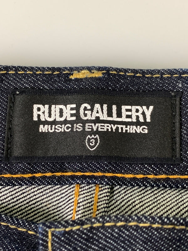 【中古品】【メンズ】 RUDE GALLERY ルードギャラリー 13.5OZ RIGID DENIM PANTS リジッド デニム パンツ 厚手 メンズ ボトムス ジーンズ ジーパン 153-260823-em-25-min カラー：インディゴ 万代Net店