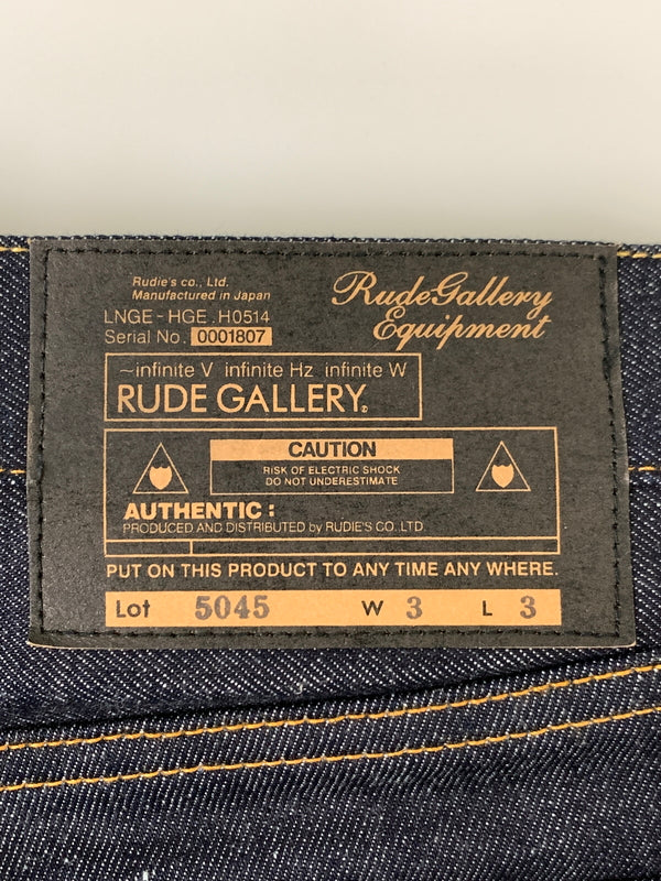 【中古品】【メンズ】 RUDE GALLERY ルードギャラリー 13.5OZ RIGID DENIM PANTS リジッド デニム パンツ 厚手 メンズ ボトムス ジーンズ ジーパン 153-260823-em-25-min カラー：インディゴ 万代Net店