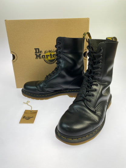 【中古品】【メンズ】 DR.MARTENS ドクターマーチン 10HOLE BOOTS 10 ホール ブーツ 1490 靴 シューズ 164-260827-hu-03-min カラー：ブラック 万代Net店