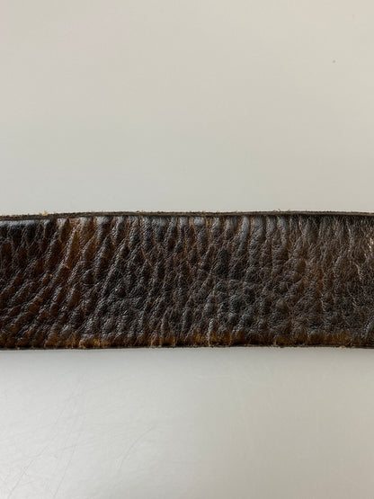 【中古品】【メンズ】 RUDE GALLERY ルードギャラリー STUDS LEATHER BELT スタッズ レザー ベルト 205-260907-yn-26-min サイズ：32 カラー：ブラック 万代Net店
