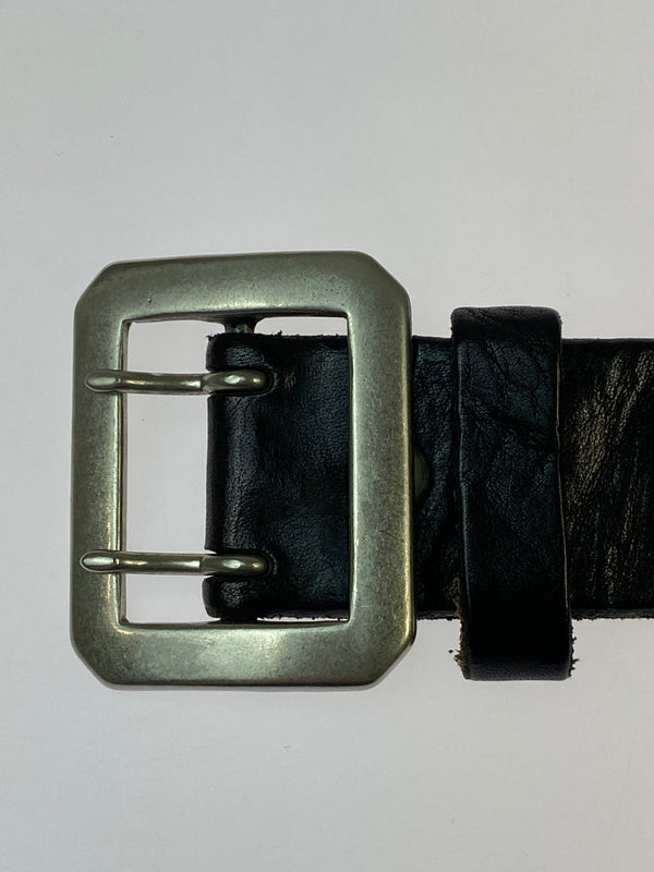 【中古品】【メンズ】 RUDE GALLERY ルードギャラリー STUDS LEATHER BELT スタッズ レザー ベルト 205-260907-yn-26-min サイズ：32 カラー：ブラック 万代Net店