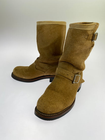 【中古品】【メンズ】 CHIPPEWA チペワ ENGINEER BOOTS エンジニア ブーツ 靴 164-260827-hu-04-min サイズ：７E カラー：キャメル系 万代Net店