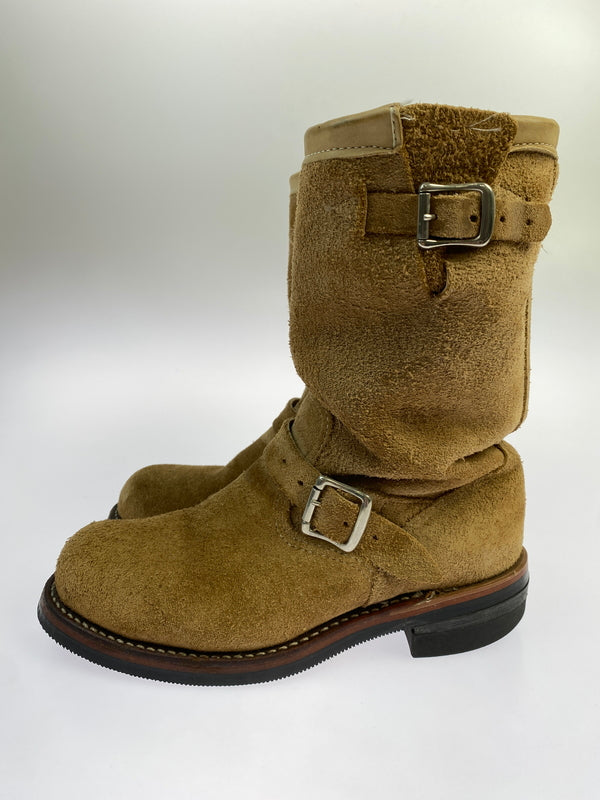 【中古品】【メンズ】 CHIPPEWA チペワ ENGINEER BOOTS エンジニア ブーツ 靴 164-260827-hu-04-min サイズ：７E カラー：キャメル系 万代Net店
