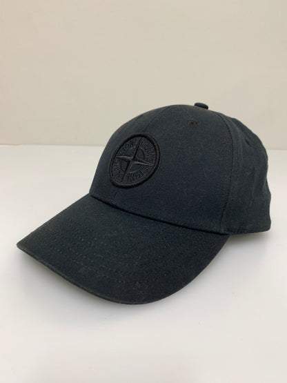 【中古品】【メンズ/レディース】 STONE ISLAND ストーンアイランド COTTON REPS CAP K1S159100996S0065 コットン レップス キャップ 帽子 185-260927-em-51-min カラー：ブラック 万代Net店