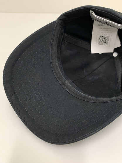 【中古品】【メンズ/レディース】 STONE ISLAND ストーンアイランド COTTON REPS CAP K1S159100996S0065 コットン レップス キャップ 帽子 185-260927-em-51-min カラー：ブラック 万代Net店