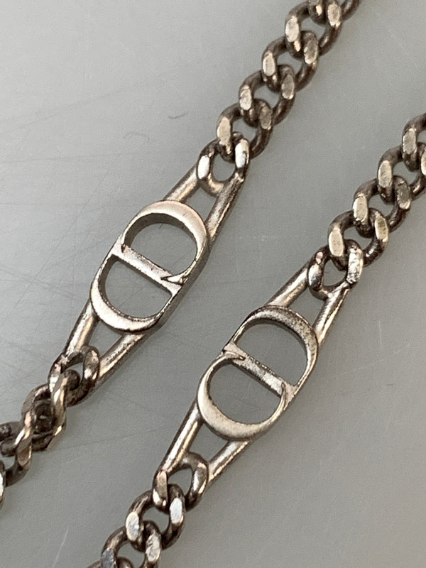 【中古品】【メンズ】 CHRISTIAN DIOR クリスチャンディオール CD ICON NECKLACE アイコン ネックレス 首飾り メンズ アクセサリー AG925 シルバー 182-260825-em-08-min カラー：シルバー 万代Net店