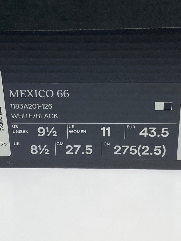 【中古品】【メンズ】 ONITSUKA TIGER オニツカタイガー MEXICO 66 1183A201 靴 スニーカー シューズ 162-260827-hu-01-min サイズ：27.5 カラー：ホワイト/ブラック 万代Net店