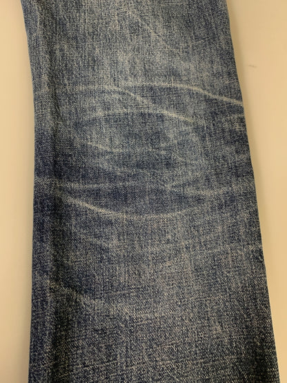 【中古品】【メンズ】 HELMUT LANG ヘルムートラング 本人期 1998 CLASSIC CUT DENIM PANTS クラシックカット デニムパンツ メンズ ボトムス ジーンズ ジーパン ヴィンテージ 152-260823-em-07-min サイズ：28 カラー：インディゴ 万代Net店