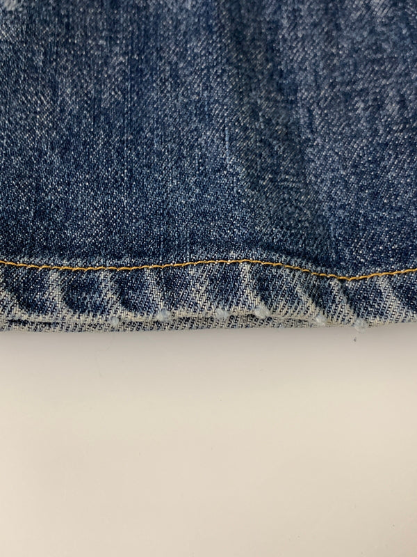 【中古品】【メンズ】 HELMUT LANG ヘルムートラング 本人期 1998 CLASSIC CUT DENIM PANTS クラシックカット デニムパンツ メンズ ボトムス ジーンズ ジーパン ヴィンテージ 152-260823-em-07-min サイズ：28 カラー：インディゴ 万代Net店