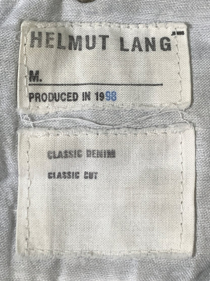 【中古品】【メンズ】 HELMUT LANG ヘルムートラング 本人期 1998 CLASSIC CUT DENIM PANTS クラシックカット デニムパンツ メンズ ボトムス ジーンズ ジーパン ヴィンテージ 152-260823-em-07-min サイズ：28 カラー：インディゴ 万代Net店