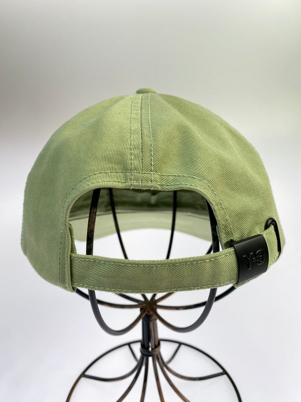 【中古品】【メンズ/レディース】 Y-3 ワイスリー LOGO CAP JW7356 ロゴ キャップ 帽子 ベースボールキャップ 185-260830-em-56-min サイズ：free カラー：ライトグリーン 万代Net店