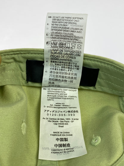 【中古品】【メンズ/レディース】 Y-3 ワイスリー LOGO CAP JW7356 ロゴ キャップ 帽子 ベースボールキャップ 185-260830-em-56-min サイズ：free カラー：ライトグリーン 万代Net店