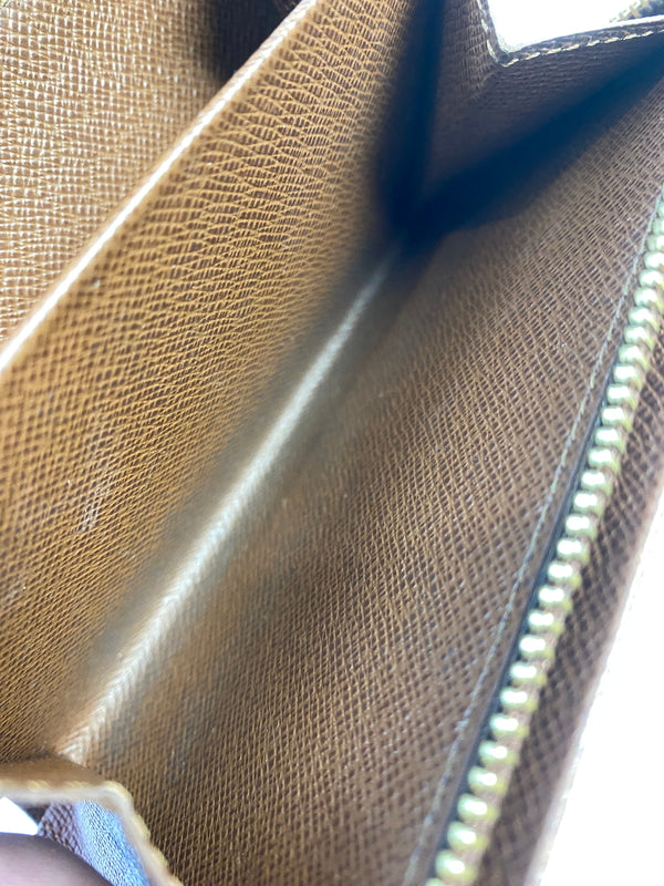 【中古品】【メンズ/レディース】 LOUIS VUITTON ルイ ヴィトン モノグラム ポルトモネビエトレゾール M61730 SP1004 ウォレット 財布 179-260827-hu-09-min カラー：ブラウン 万代Net店