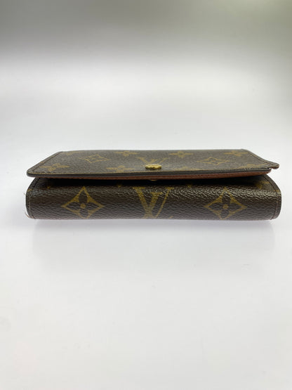 【中古品】【メンズ/レディース】 LOUIS VUITTON ルイ ヴィトン モノグラム ポルトモネビエトレゾール M61730 SP1004 ウォレット 財布 179-260827-hu-09-min カラー：ブラウン 万代Net店