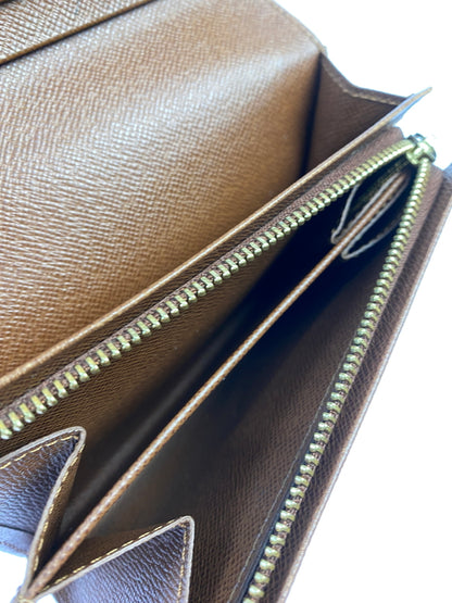 【中古品】【メンズ/レディース】 LOUIS VUITTON ルイ ヴィトン モノグラム ポルトモネビエトレゾール M61730 SP1004 ウォレット 財布 179-260827-hu-09-min カラー：ブラウン 万代Net店
