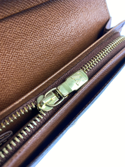 【中古品】【メンズ/レディース】 LOUIS VUITTON ルイ ヴィトン モノグラム ポルトモネビエトレゾール M61730 SP1004 ウォレット 財布 179-260827-hu-09-min カラー：ブラウン 万代Net店