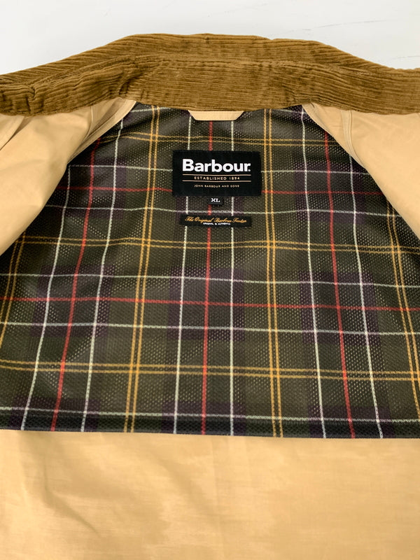 【中古品】【メンズ】 BARBOUR バーブァー SPEY JACKET 251MCA0932 スペイ ジャケット ショートジャケット ノンワックス メンズ アウター 144-260823-em-10-min サイズ：XL カラー：ベージュ 万代Net店