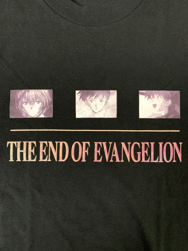 【中古品】【メンズ】 EVANGELION 90S THE END OF EVANGELION TEE エヴァンゲリオン 90年代 半袖 Tシャツ メンズ トップス 146-260823-em-08-min カラー：ブラック 万代Net店