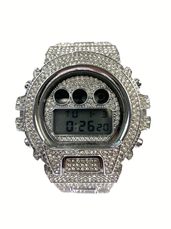 【中古品】【メンズ】 MISS FOX ミス フォックス V304 デジタル 時計 腕時計 ウォッチ 198-260827-hu-18-min カラー：シルバー 万代Net店