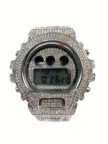 【中古品】【メンズ】 MISS FOX ミス フォックス V304 デジタル 時計 腕時計 ウォッチ 198-260827-hu-18-min カラー：シルバー 万代Net店