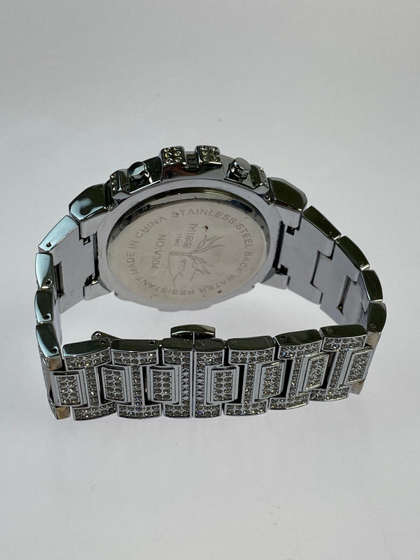【中古品】【メンズ】 MISS FOX ミス フォックス V304 デジタル 時計 腕時計 ウォッチ 198-260827-hu-18-min カラー：シルバー 万代Net店