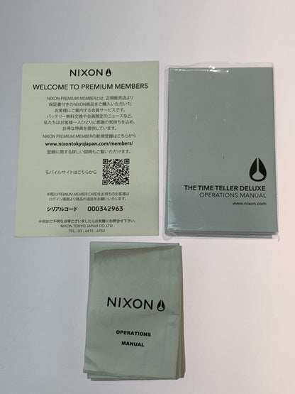 【中古品】【メンズ】 NIXON ニクソン THE TIME TELLER DELUXE A922-502 ザ タイムテラー デラックス 腕時計 ウォッチ アメリカ 198-260825-em-07-min カラー：ゴールド 万代Net店