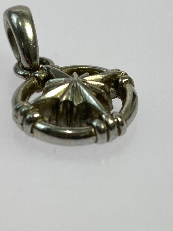 【中古品】【メンズ】 SAAD サード サンシンボル ペンダントトップ チェーンなし ネックレス アクセサリー 193-260827-hu-14-min カラー：シルバー 万代Net店
