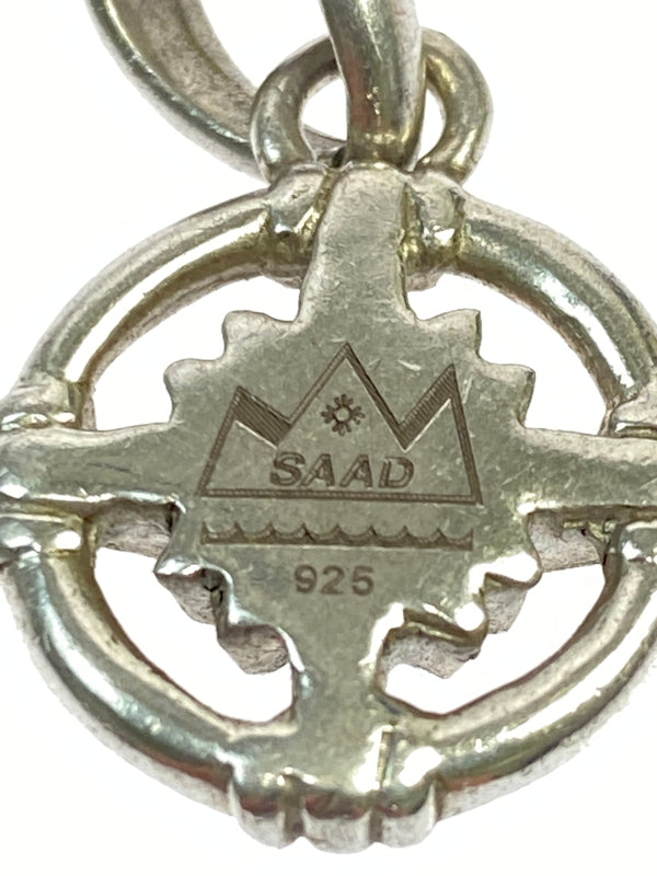 【中古品】【メンズ】 SAAD サード サンシンボル ペンダントトップ チェーンなし ネックレス アクセサリー 193-260827-hu-14-min カラー：シルバー 万代Net店