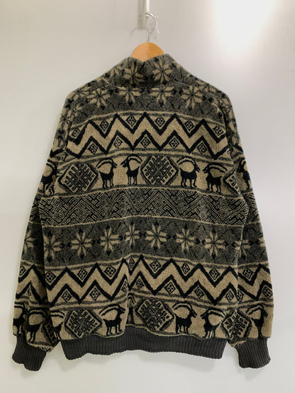 【中古品】【メンズ】 ALPS アルプス 90S USA製 HALF ZIP FLEECE 90年代 ハーフ ジップ フリース アウター プルオーバー 146-260829-hu-05-min サイズ：タグ破損のため不明 カラー：ブラウン/ブラック 万代Net店